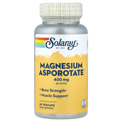Solaray, Magnesium Asporotate™, 60 VegCaps (200 mg per Capsule)