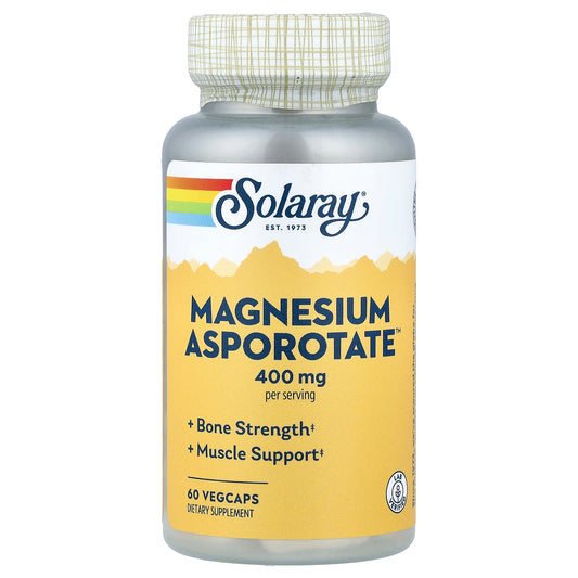 Solaray, Magnesium Asporotate™, 60 VegCaps (200 mg per Capsule)
