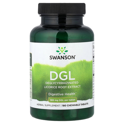 Swanson, DGL, 180 Chewable Tablets