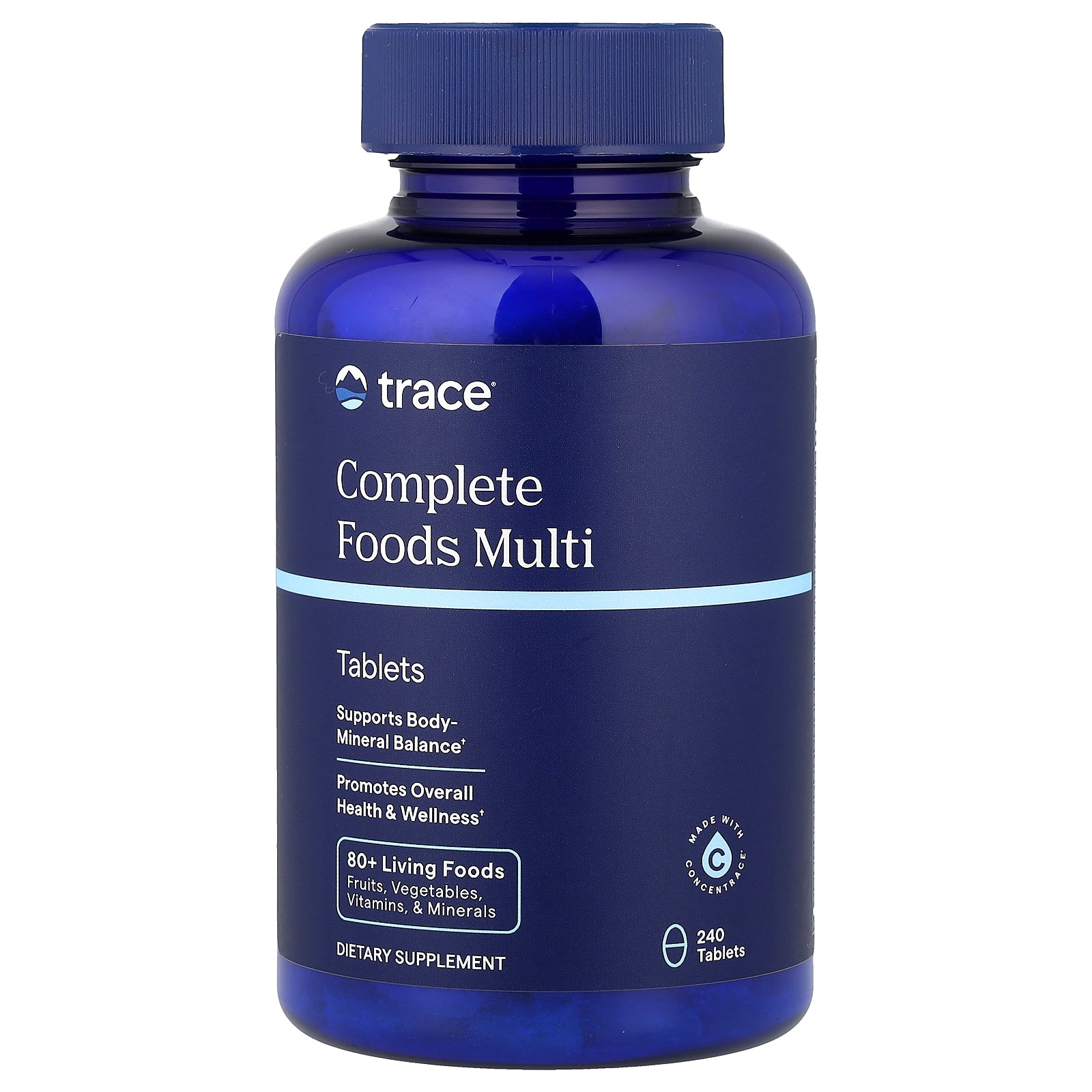 Trace, Complete Foods Multi, 240 Tablets