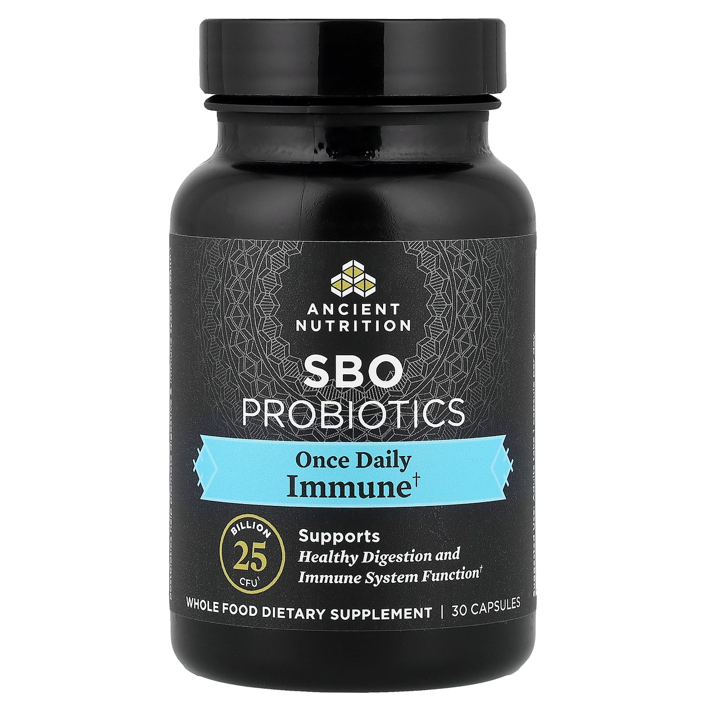 Ancient Nutrition, SBO Probiotics, Once Daily, Immune, 25 Billion CFU, 30 Capsules
