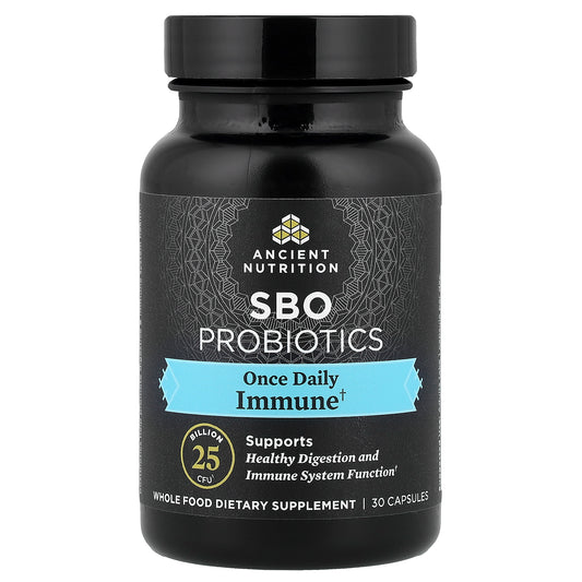 Ancient Nutrition, SBO Probiotics, Once Daily, Immune, 25 Billion CFU, 30 Capsules