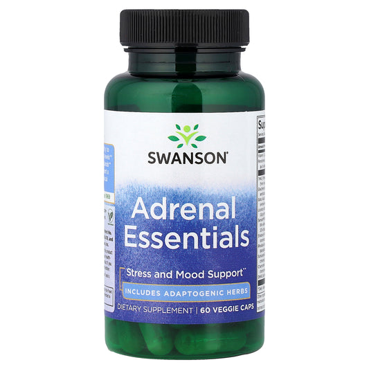Swanson, Adrenal Essentials, 60 Veggie Caps