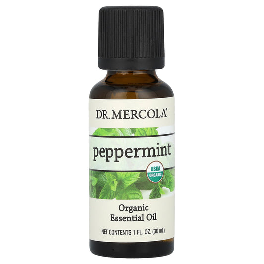 Dr. Mercola, Organic Essential Oil, Peppermint , 1 fl oz ( 30 ml)