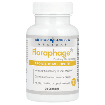 Arthur Andrew Medical, Floraphage, Probiotic Multiplier, 1,000,000 PFUs, 30 Capsules