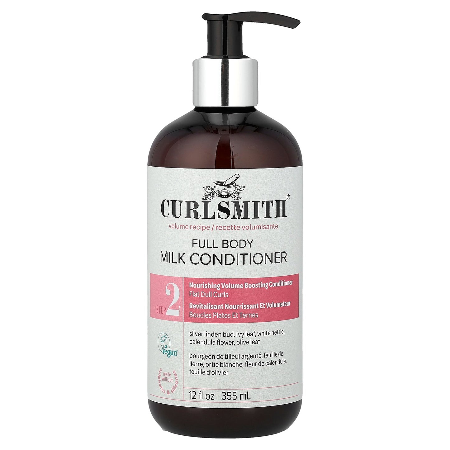 Curlsmith, Full Body Milk Conditioner, Flat Dull Curls, 12 fl oz (355 ml)
