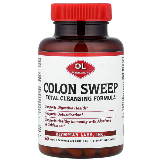 Olympian Labs, Colon Sweep, Total Cleansing Formula, 60 Veggie Capsules