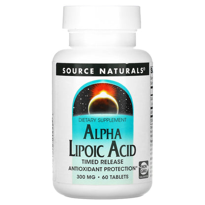 Source Naturals, Alpha Lipoic Acid, Timed Release, 60 Tablets