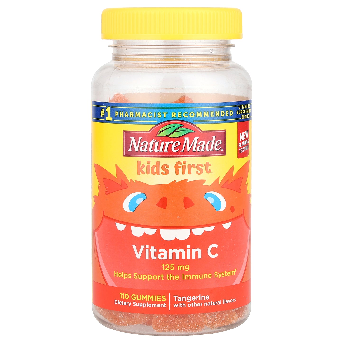 Nature Made, Kids First®, Vitamin C Gummies, Tangerine, 125 mg, 110 Gummies