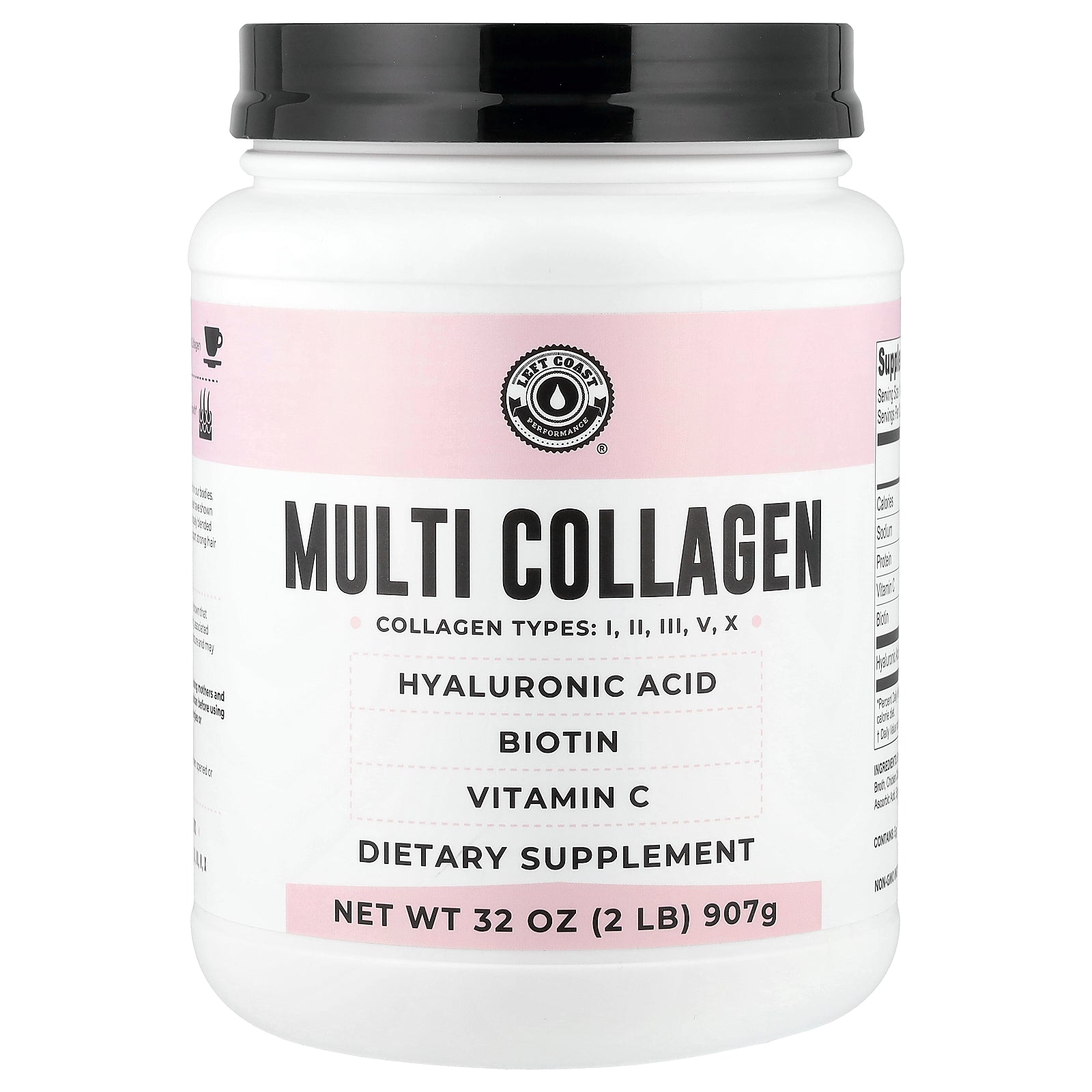 Left Coast Performance, Multi Collagen, 32 oz (907 g)