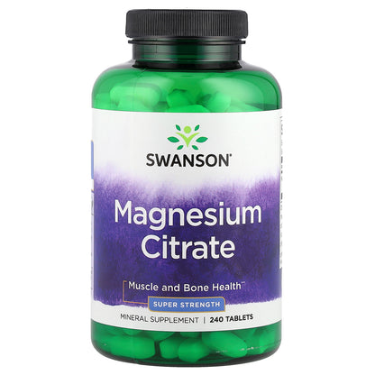 Swanson, Magnesium Citrate, 240 Tablets