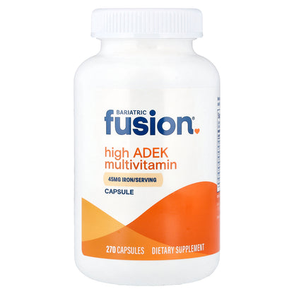 Bariatric Fusion, High ADEK Multivitamin, 270 Capsules