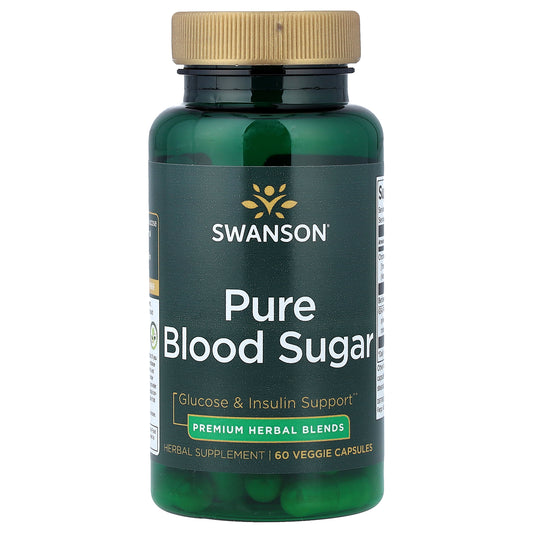 Swanson, Pure Blood Sugar , 60 Veggie Capsules