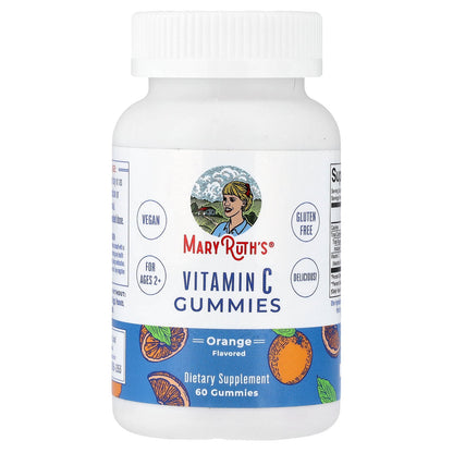 MaryRuth's, Vitamin C Gummies, Ages 2+, Orange , 60 Gummies (125 mg per Gummy)