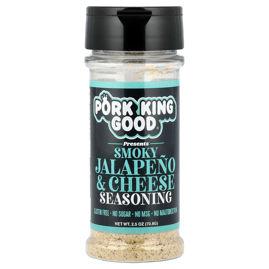 Pork King Good, Smoky Jalapeno & Cheese Seasoning, 2.5 oz (70.8 g)