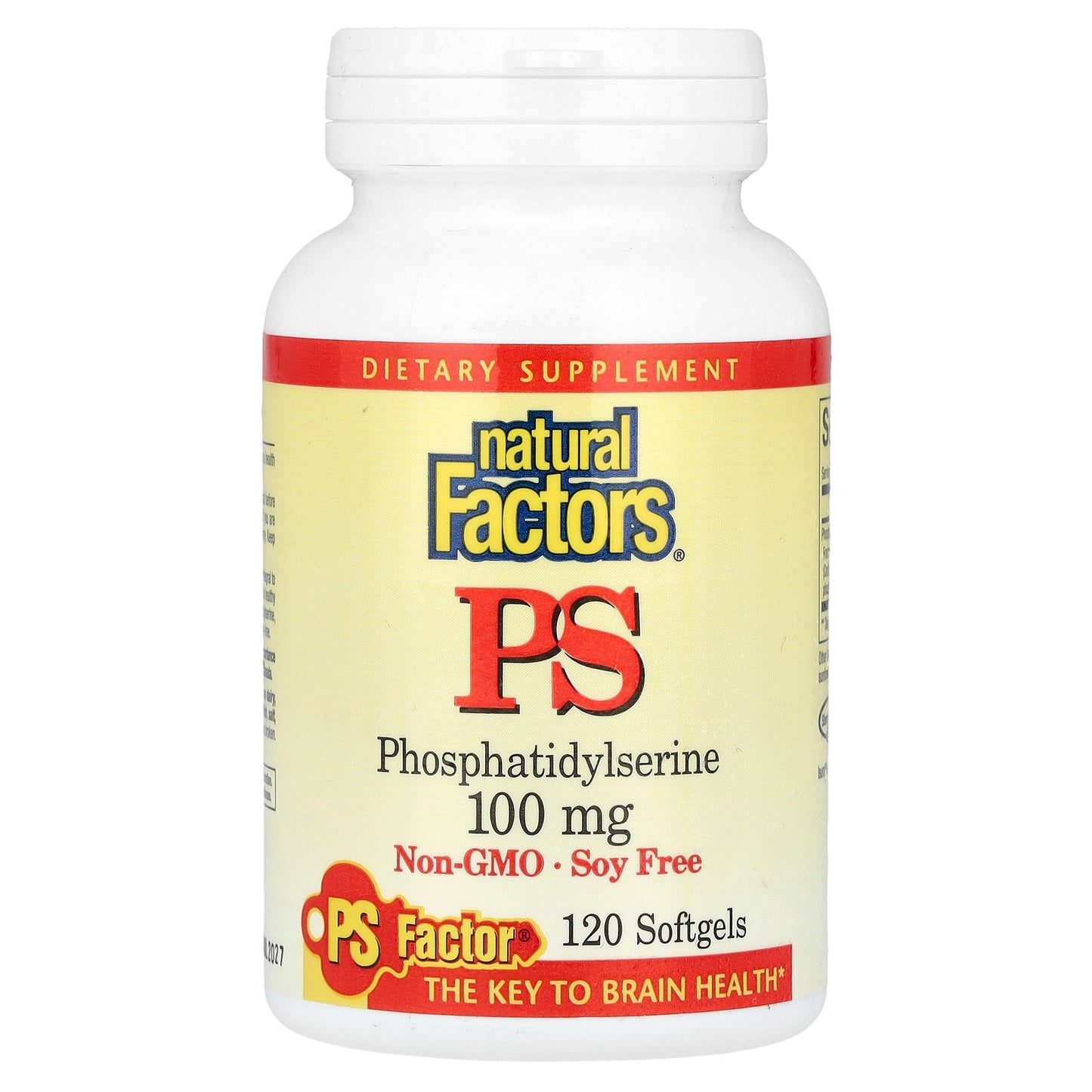 Natural Factors, PS, 100 mg, 120 Softgels