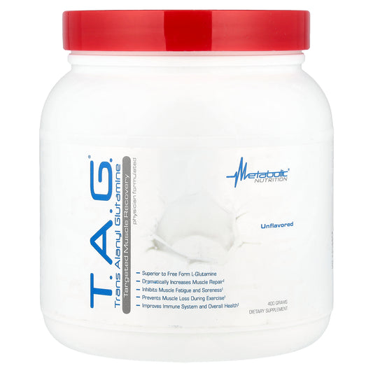 Metabolic Nutrition, T.A.G., Unflavored, 400 g