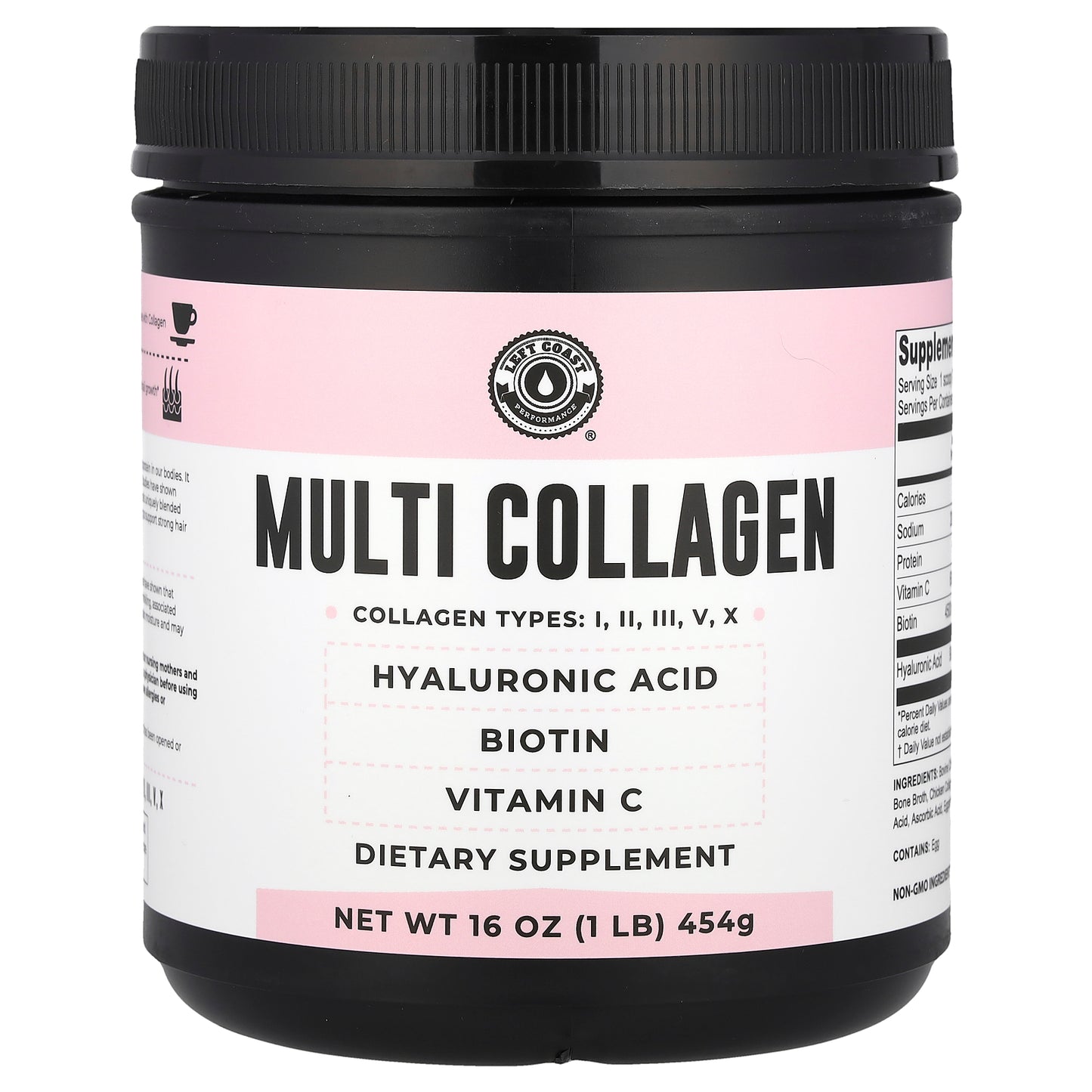 Left Coast Performance, Multi Collagen, 16 oz (454 g)