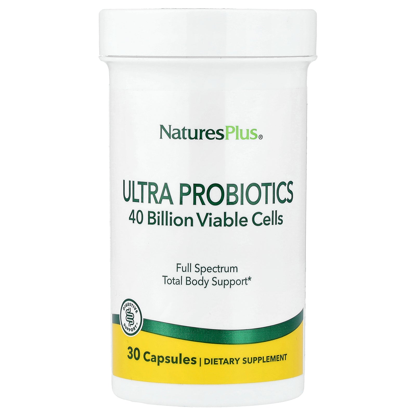 NaturesPlus, Ultra Probiotics, 30 Capsules