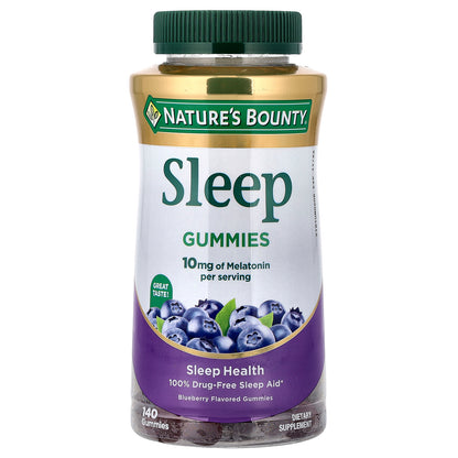 Nature's Bounty, Sleep Gummies, Blueberry, 140 Gummies
