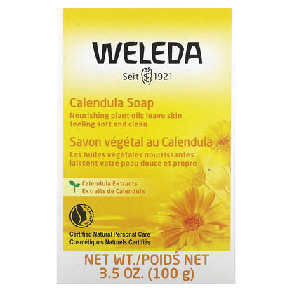 Weleda, Calendula Soap, Sensitive Skin, 3.5 oz (100 g)