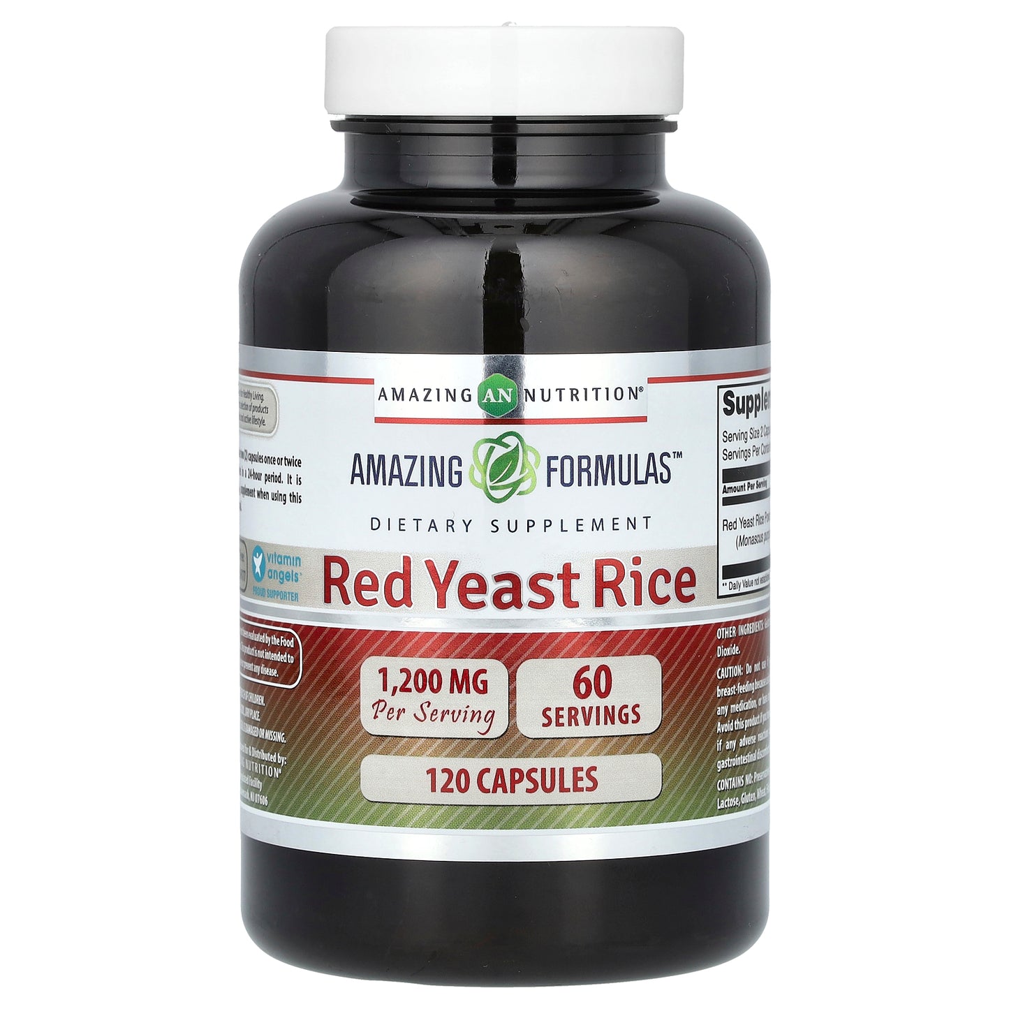 Amazing Nutrition, Red Yeast Rice, 120 Capsules (600 mg per Capsule)