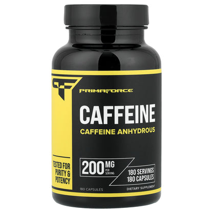 Primaforce, Caffeine , 200 mg, 180 Capsules
