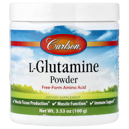 Carlson, L-Glutamine Powder , 3.53 oz (100 g)