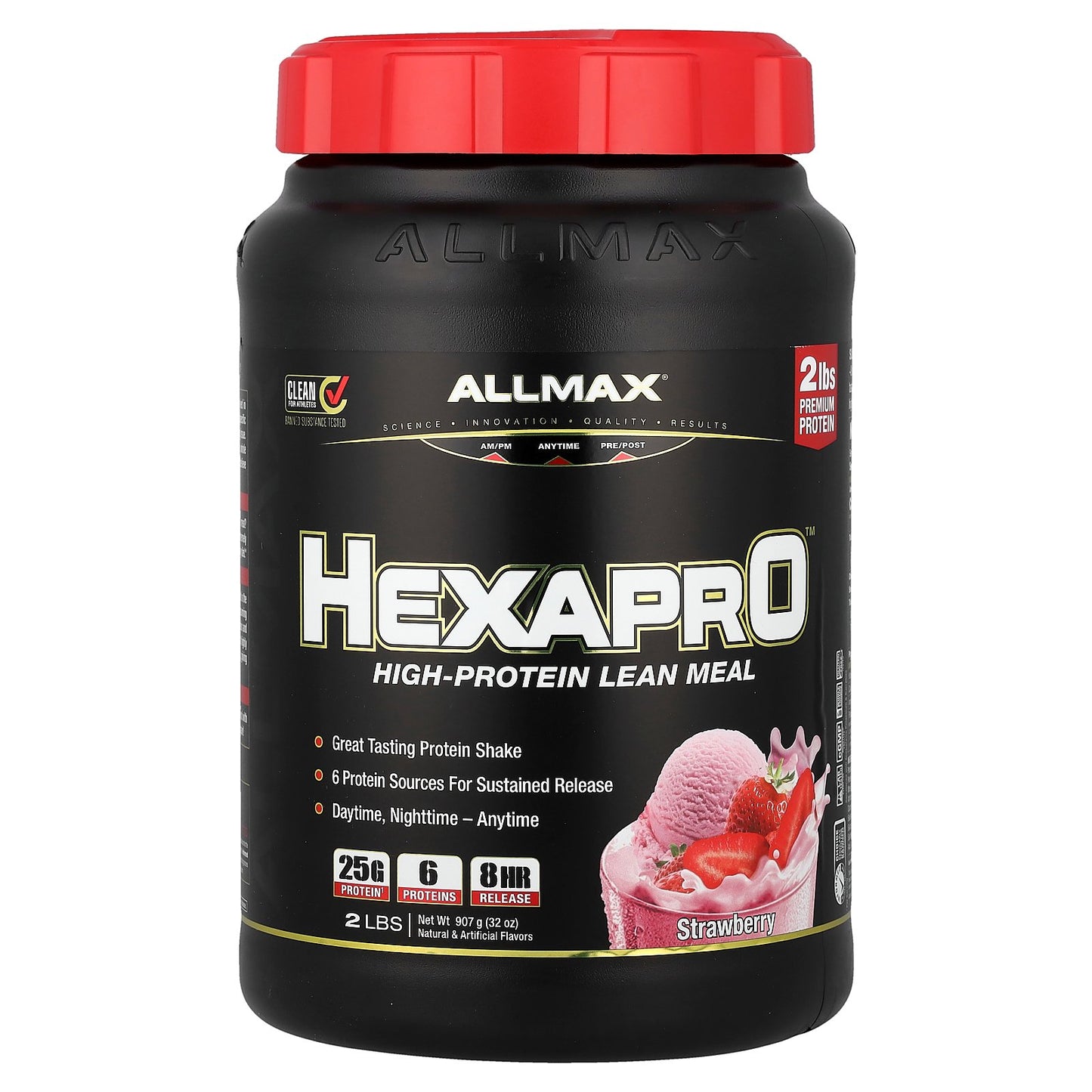 ALLMAX, Hexapro™, High-Protein Lean Meal, Strawberry, 2 lbs (907 g)