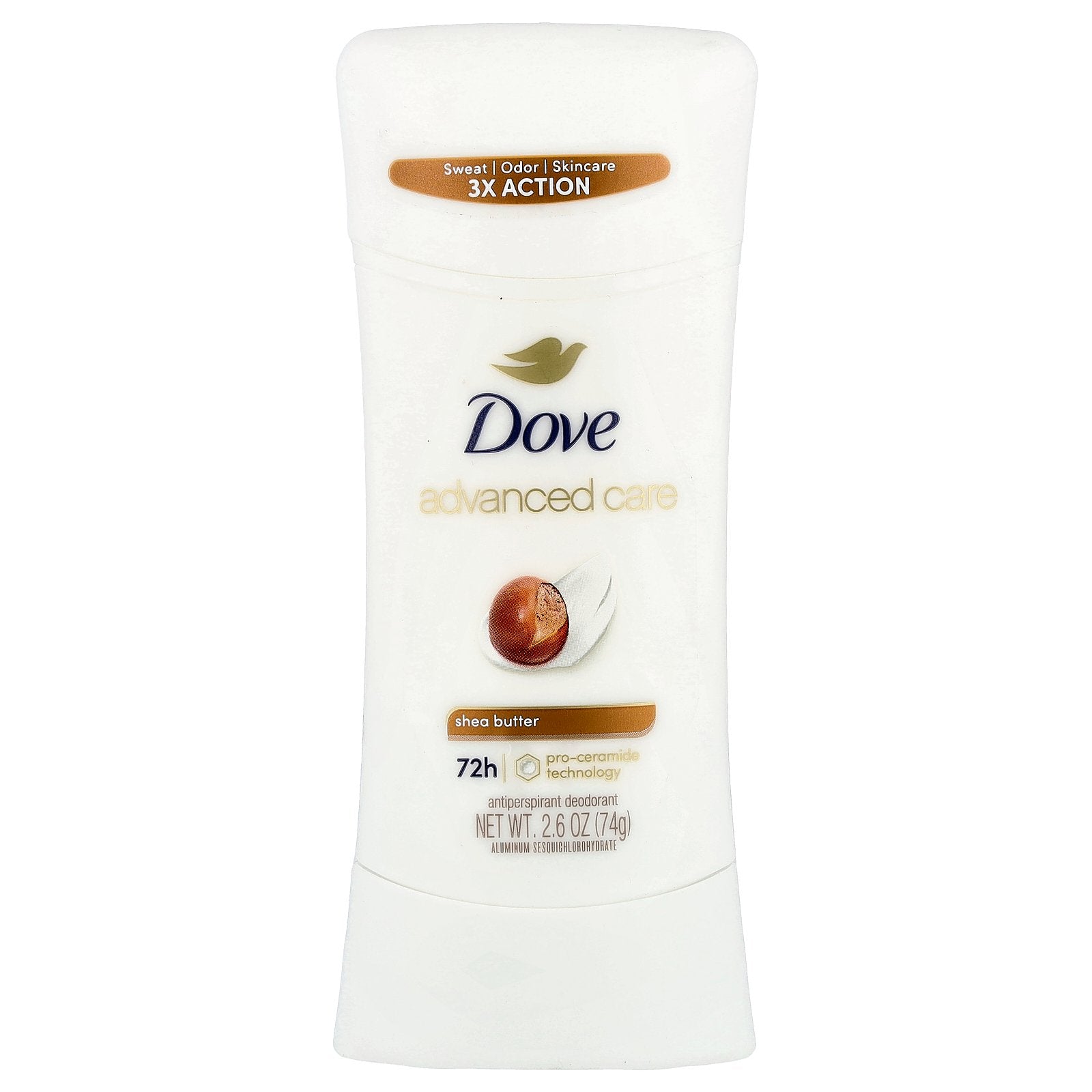 Dove, Advanced Care, Antiperspirant Deodorant, Shea Butter, 2.6 oz (74 g)