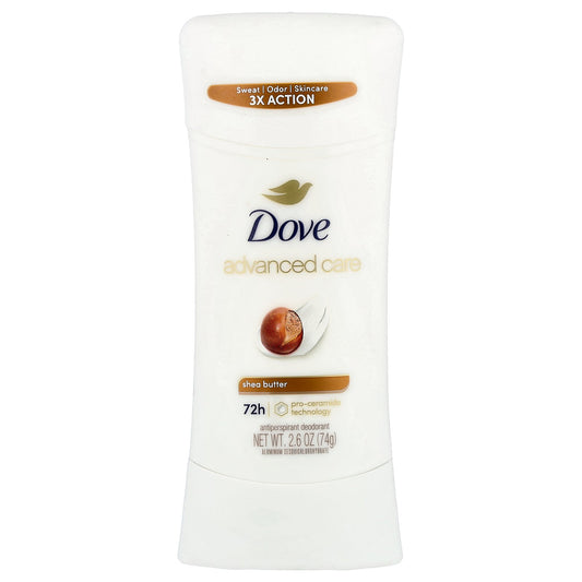 Dove, Advanced Care, Antiperspirant Deodorant, Shea Butter, 2.6 oz (74 g)