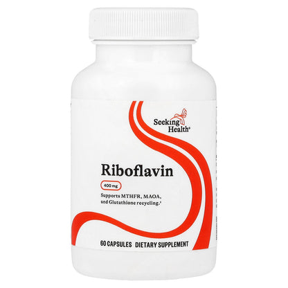 Seeking Health, Riboflavin, 400 mg, 60 Capsules