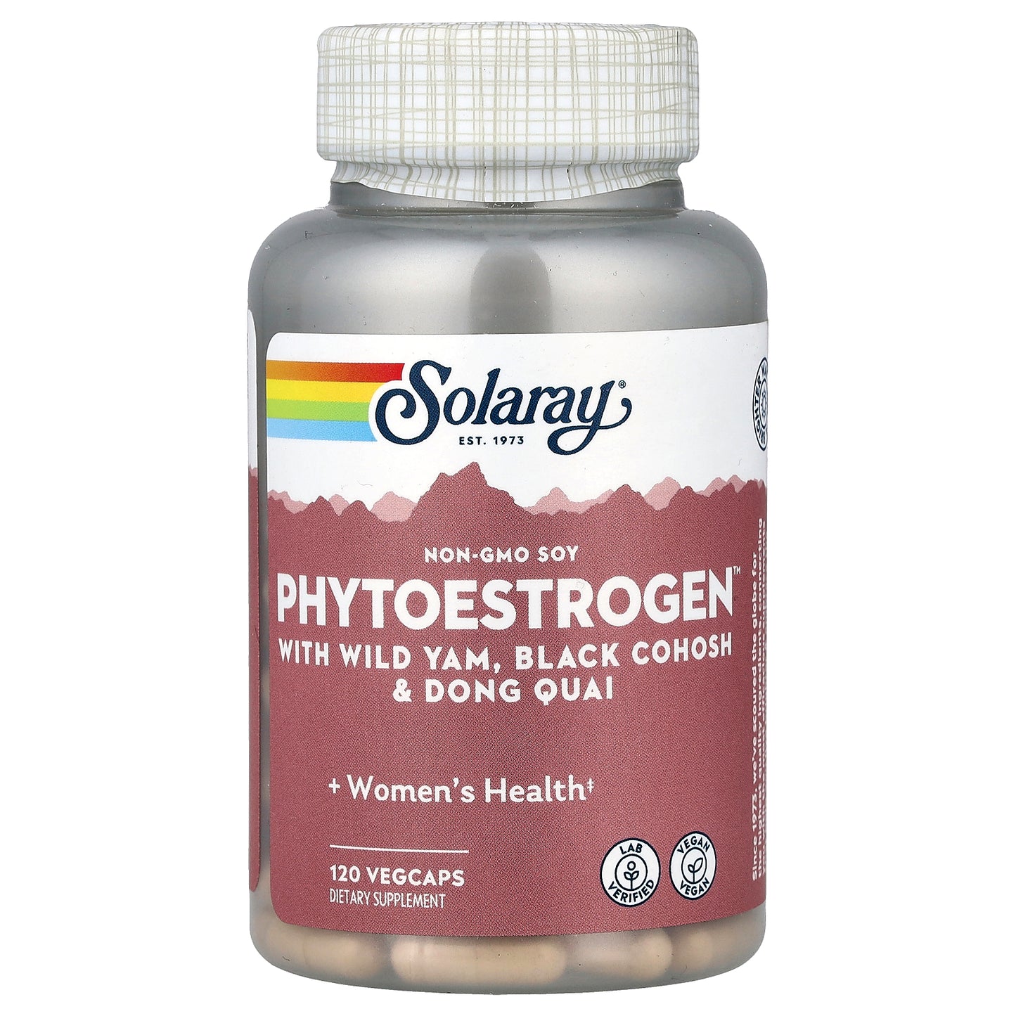 Solaray, Phytoestrogen™ with Wild Yam, Black Cohosh & Dong Quai, 120 VegCaps