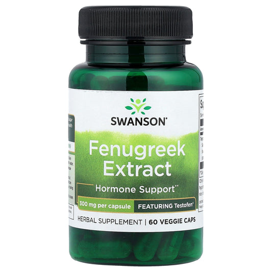 Swanson, Fenugreek Extract , 300 mg, 60 Veggie Caps