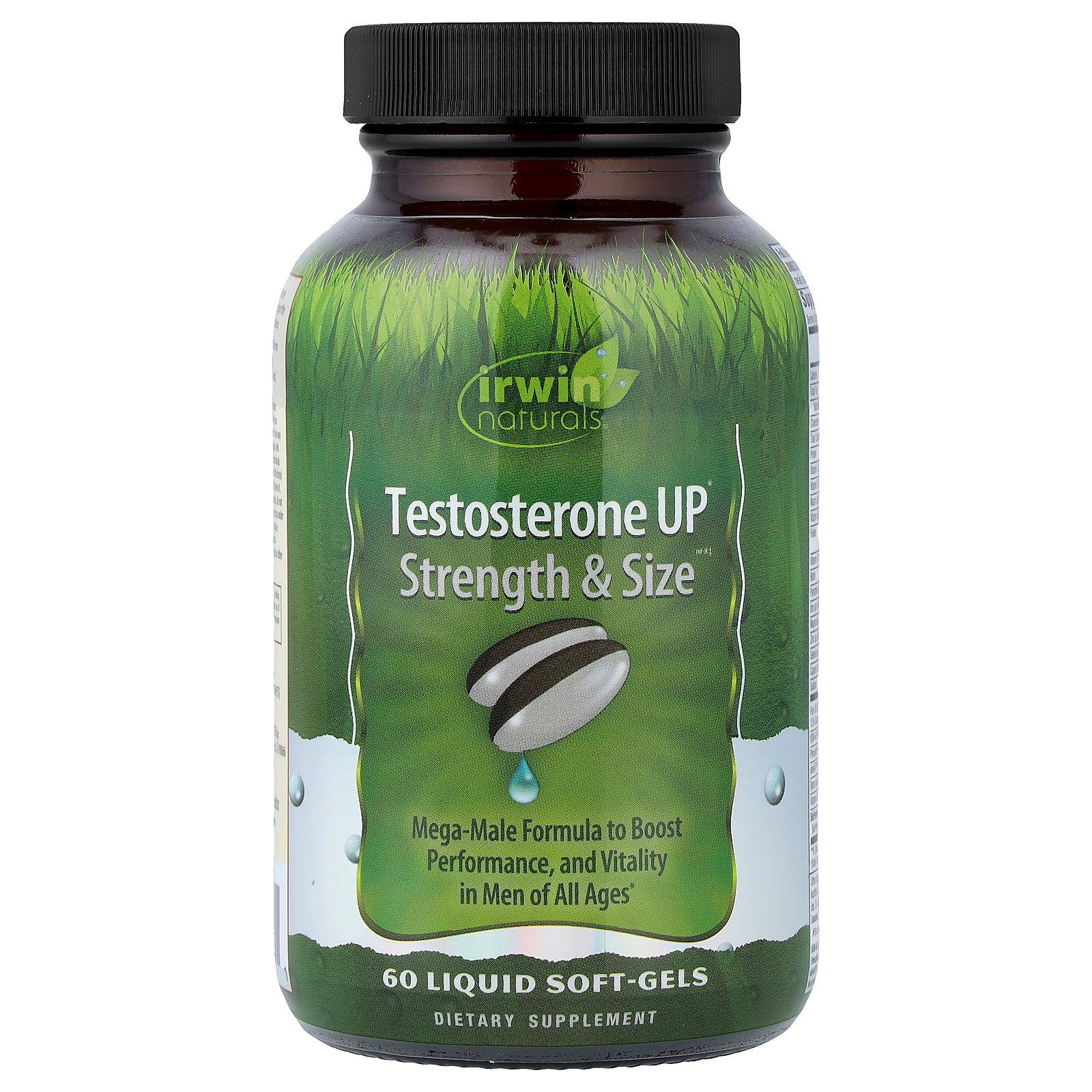 Irwin Naturals, Testosterone UP Strength & Size™, 60 Liquid Softgels