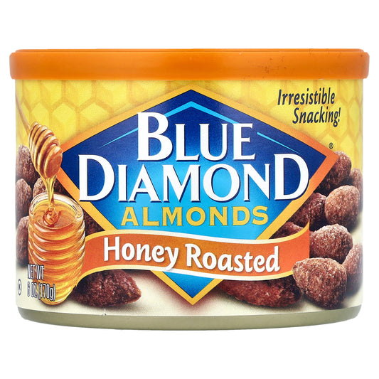 Blue Diamond, Almonds, Honey Roasted, 6 oz (170 g)