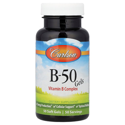 Carlson, B-50 Gels, 50 Soft Gels