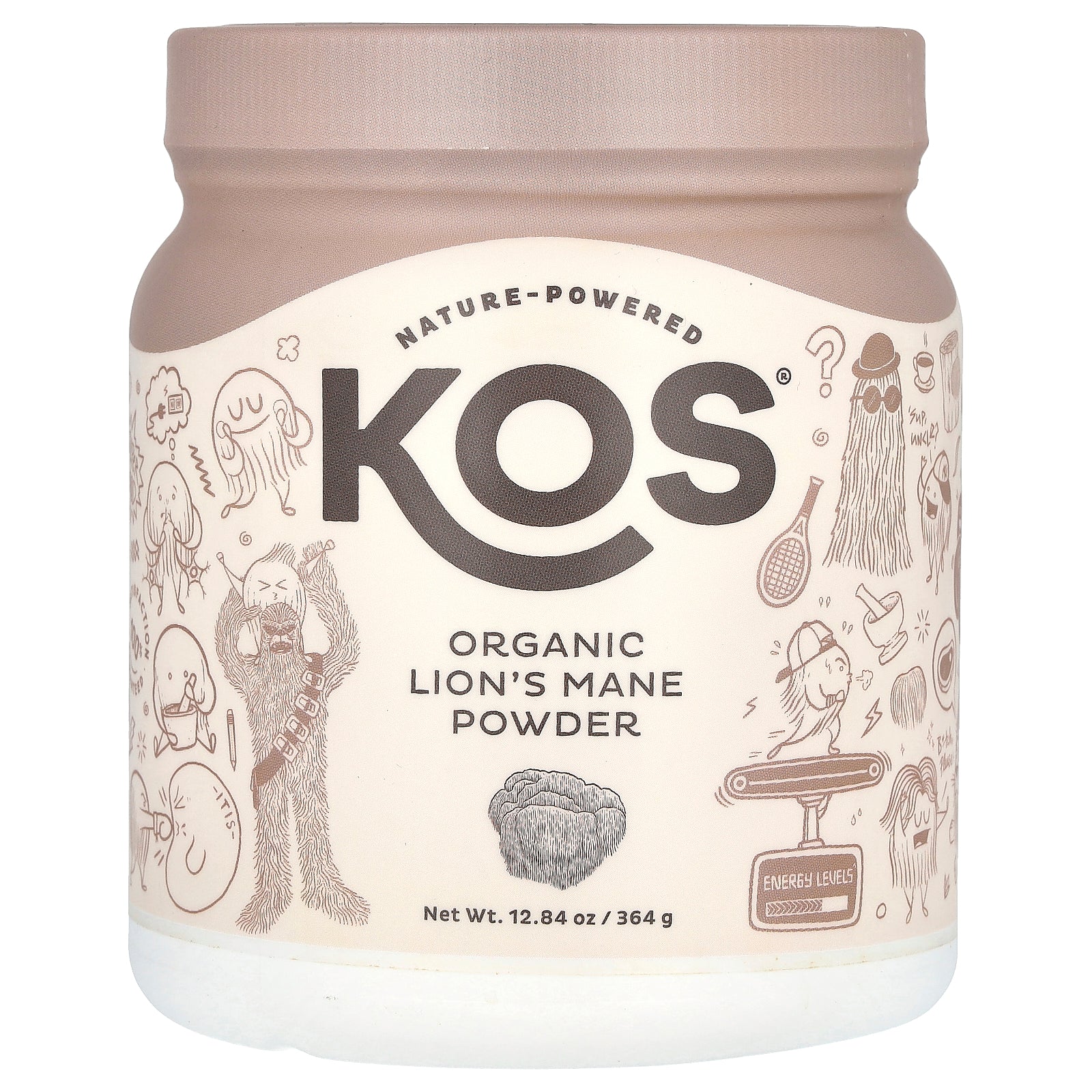 KOS, Organic Lion's Mane Powder, 12.84 oz (364 g)