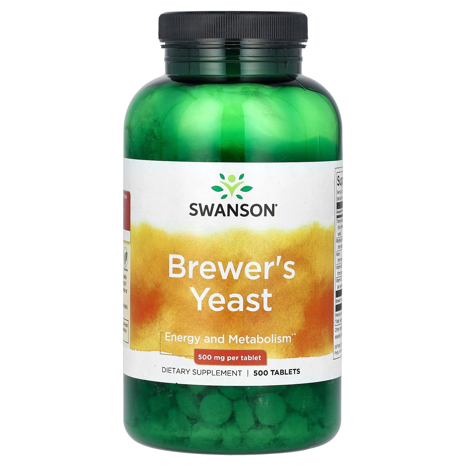 Swanson, Brewer's Yeast, 500 mg, 500 Tablets (250 mg Per Tablet)