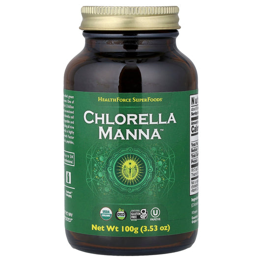 HealthForce Superfoods, Chlorella Manna™, 3.53 oz (100 g)