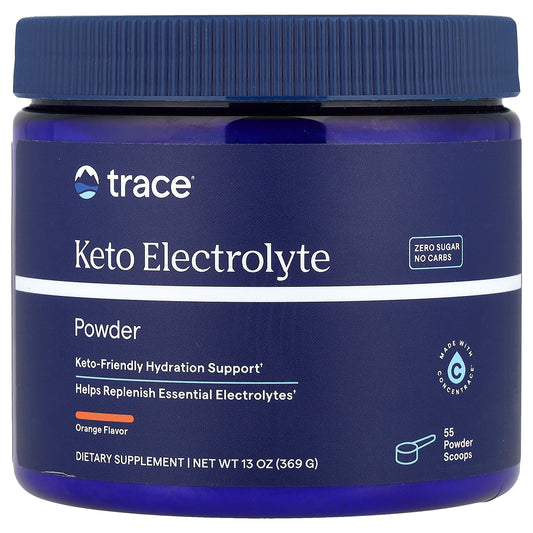 Trace, Keto Electrolyte Powder, Orange , 13 oz (369 g)