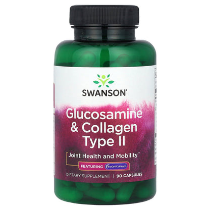 Swanson, Glucosamine & Collagen Type II, 90 Capsules