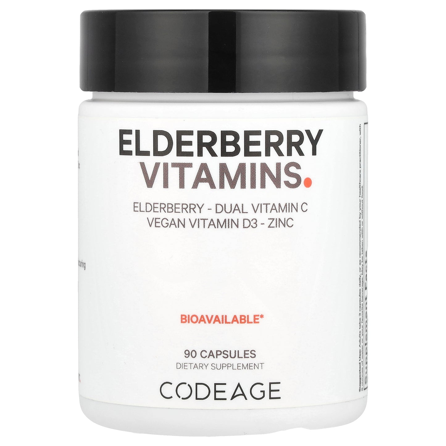 Codeage, Elderberry Vitamins, 90 Capsules