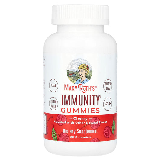 MaryRuth's, Immunity Gummies, Ages 4+, Cherry, 90 Gummies