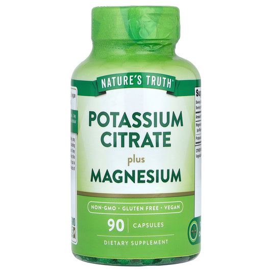 Nature's Truth, Potassium Citrate Plus Magnesium, 90 Capsules