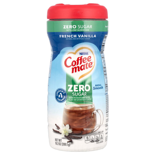 Coffee Mate, Powder Coffee Creamer, Zero Sugar, French Vanilla, 10.2 oz (289.1 g)