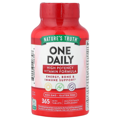 Nature's Truth, One Daily Multivitamin, 365 Mini Tablets
