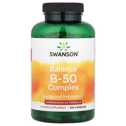 Swanson, Balance B-50 Complex, 250 Capsules