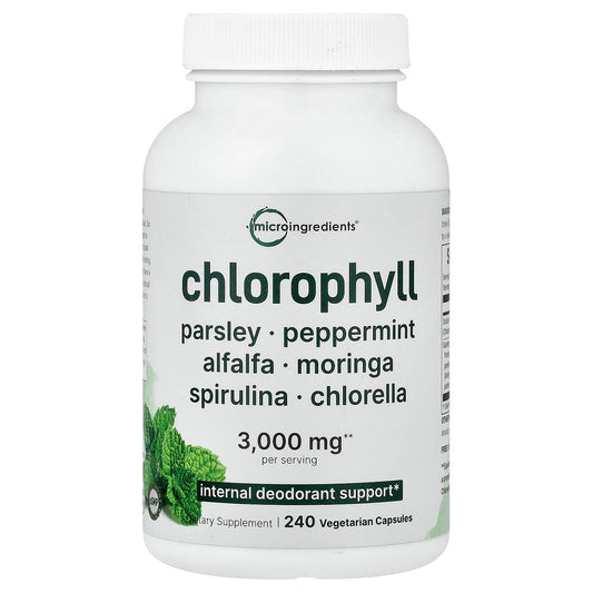 Micro Ingredients, Chlorophyll, 240 Vegetarian Capsules