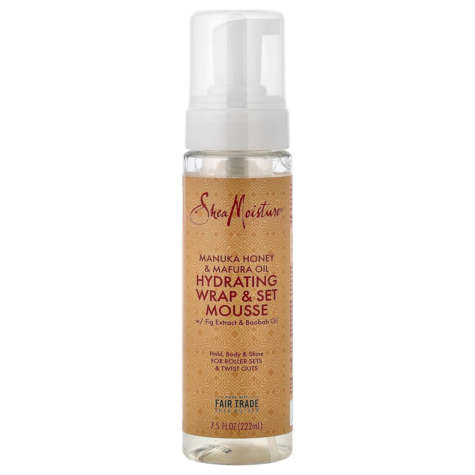 SheaMoisture, Hydrating Wrap & Set Mousse with Fig Extract & Baobab Oil, 7.5 fl oz (222 ml)